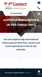 Mobile Screenshot of 1stcontact.com.au